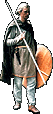 Suebian (Germanic) warrior from the late Roman period